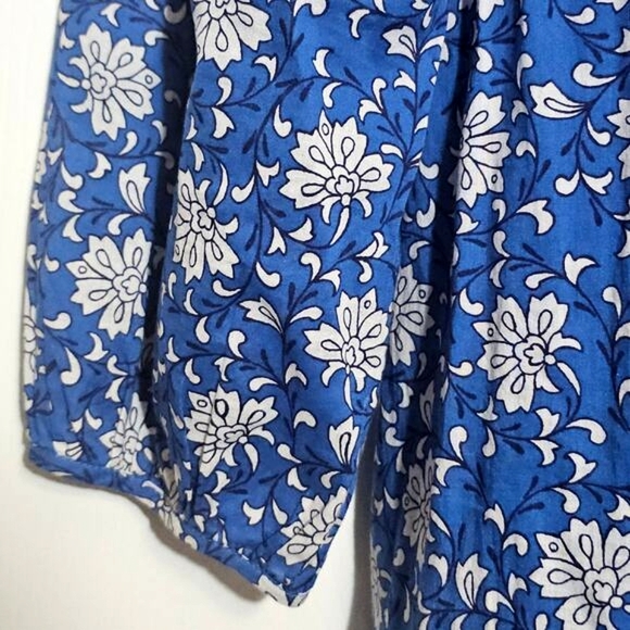 J. Crew Belted‎ Tunic Dress Festival Bohemian Midi/Maxi Length Medium Relaxed - Picture 7 of 12